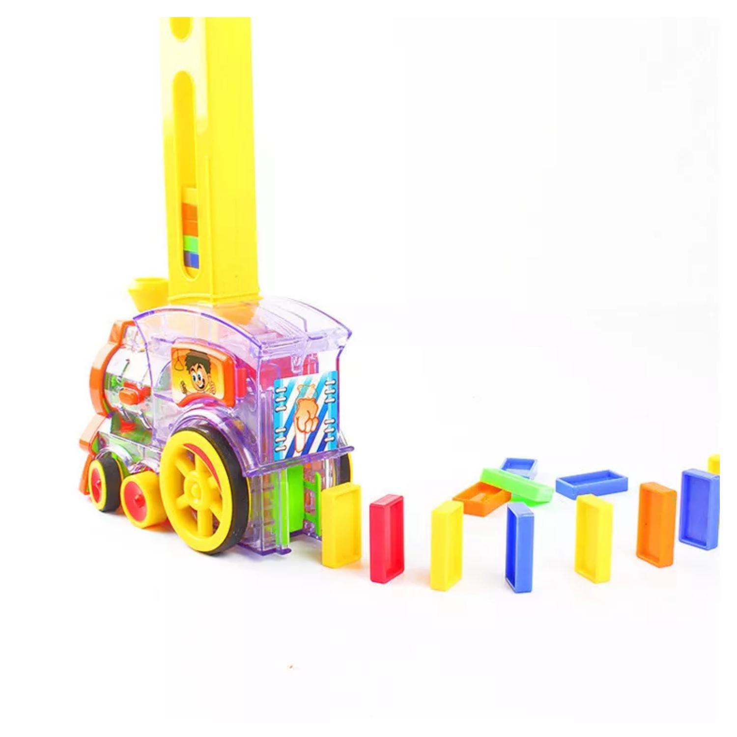 JUGUETE TREN DOMINO ELECTRICO DIVERTIDO INFANTIL - 2