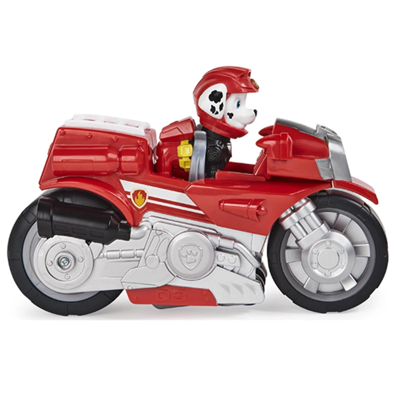 JUGUETE MARSHALL AUTO ROJO FRICCION PAW PATROL NICKELODEON - 3