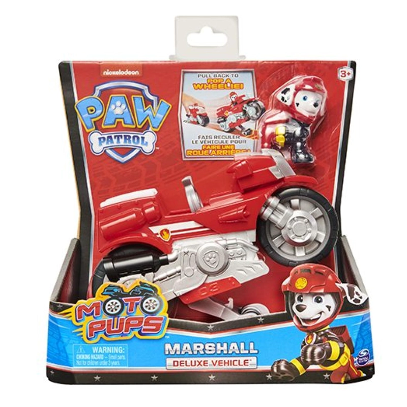 JUGUETE MARSHALL AUTO ROJO FRICCION PAW PATROL NICKELODEON - 4