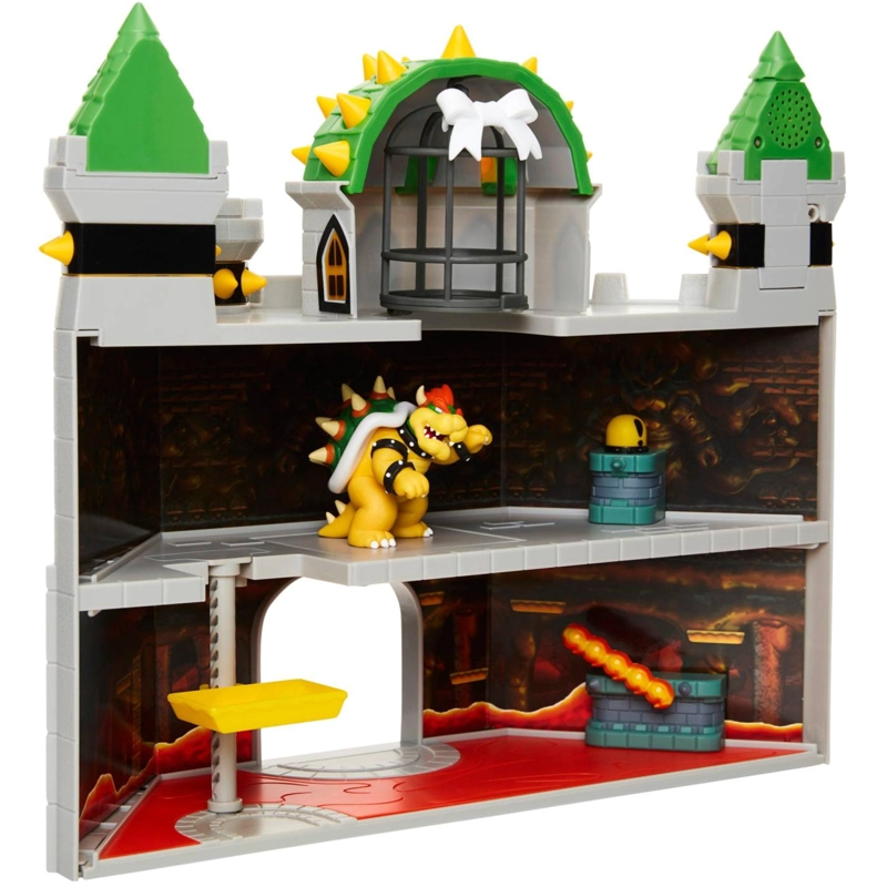 JUGUETE TOTAL CLICK ESCENA BATALLA CASTILLO DE BOWSER MARIO NINTENDO - 2