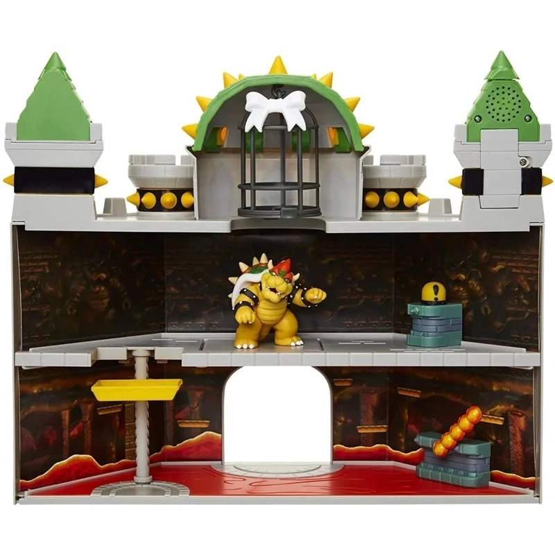 JUGUETE TOTAL CLICK ESCENA BATALLA CASTILLO DE BOWSER MARIO NINTENDO - 3