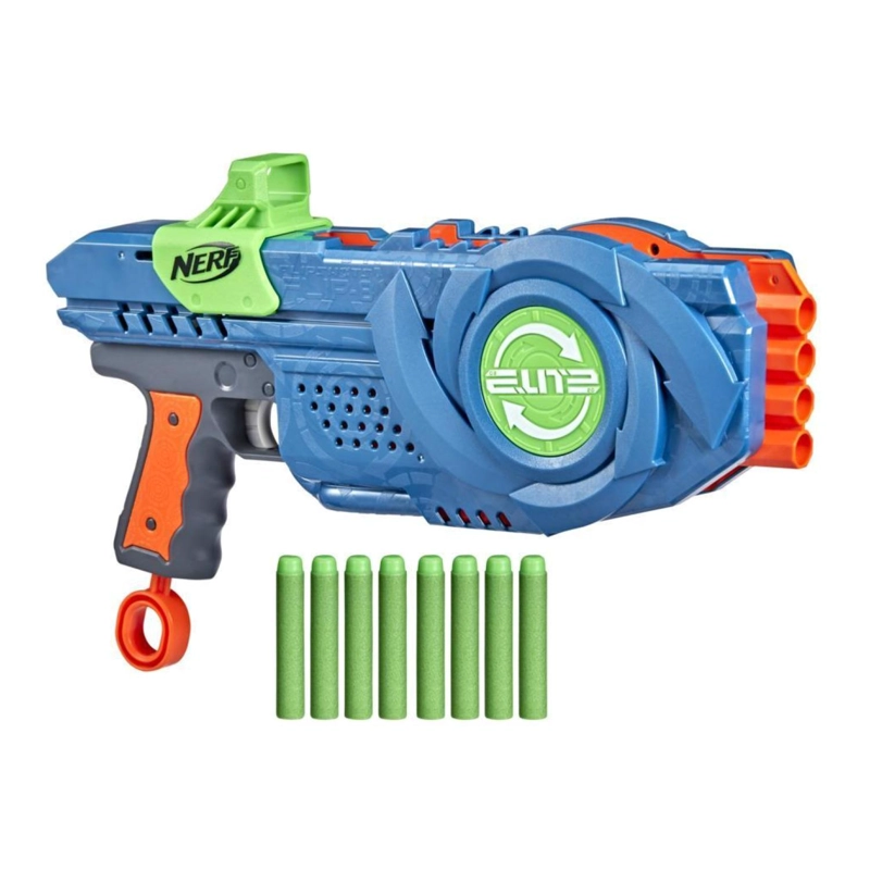 JUGUETE TOTAL CLICK NERF ELITE 2.0 FLIPSHOTS FLIP-8 8 DARDOS HASBRO - 2