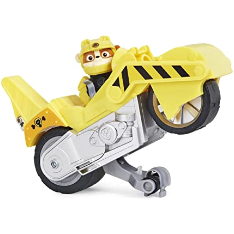 JUGUETE RUBBLE MOTO AMARILLA FRICCION PAW PATROL NICKELODEON - 2