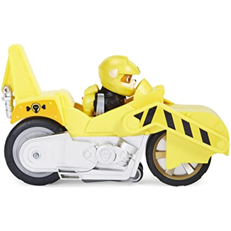 JUGUETE RUBBLE MOTO AMARILLA FRICCION PAW PATROL NICKELODEON - 3