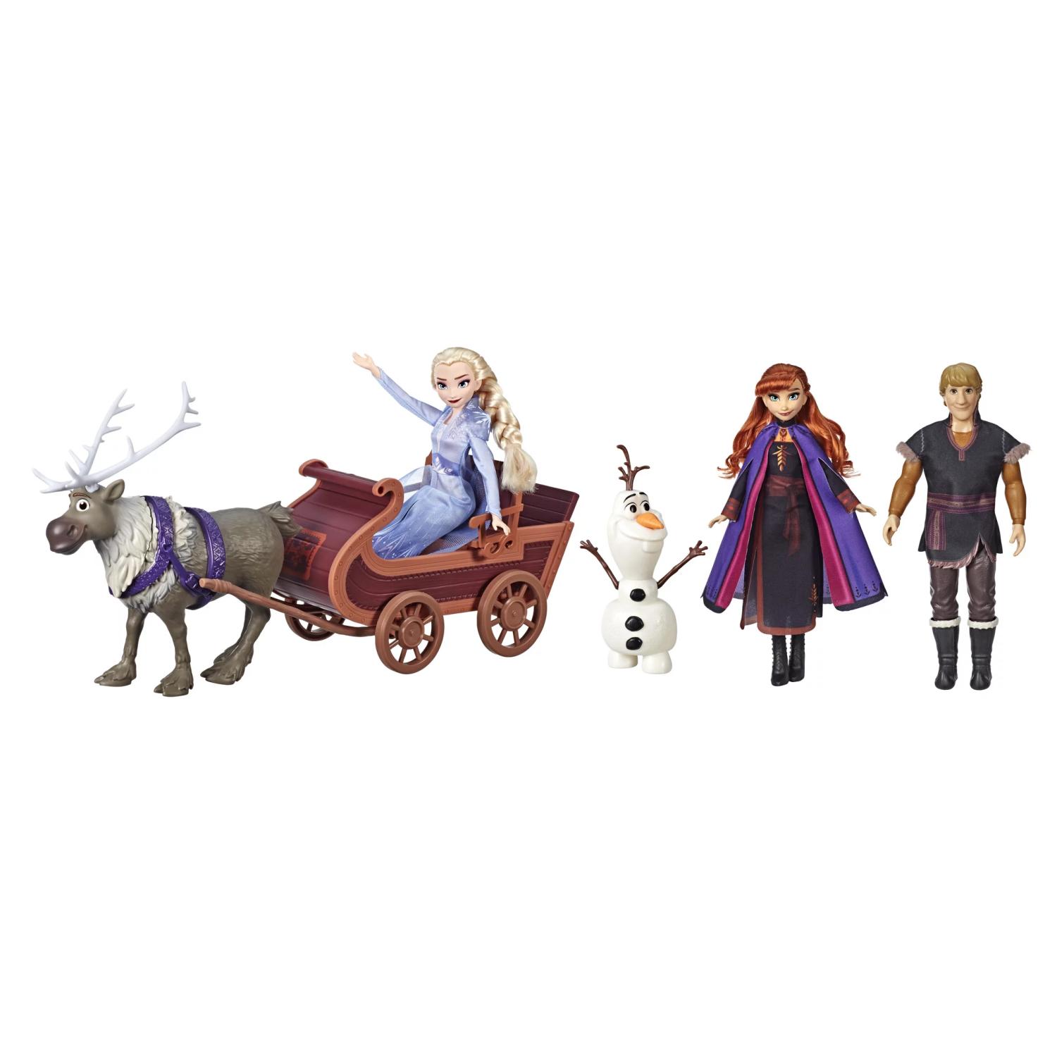 JUGUETE TOTAL CLICK AVENTURAS FROZEN II CON TRINEO Y PERSONAJES DISNEY - 1