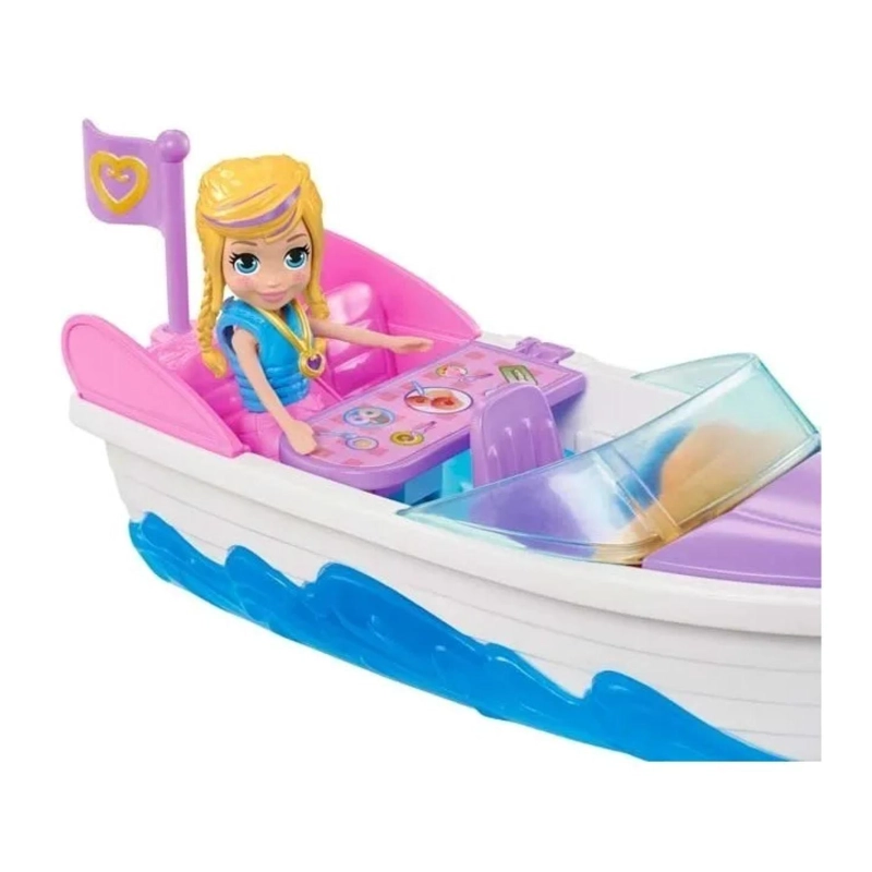 JUGUETE TOTAL CLICK AVENTURA ACUATICA LANCHA INFANTIL POLLY POCKET - 2