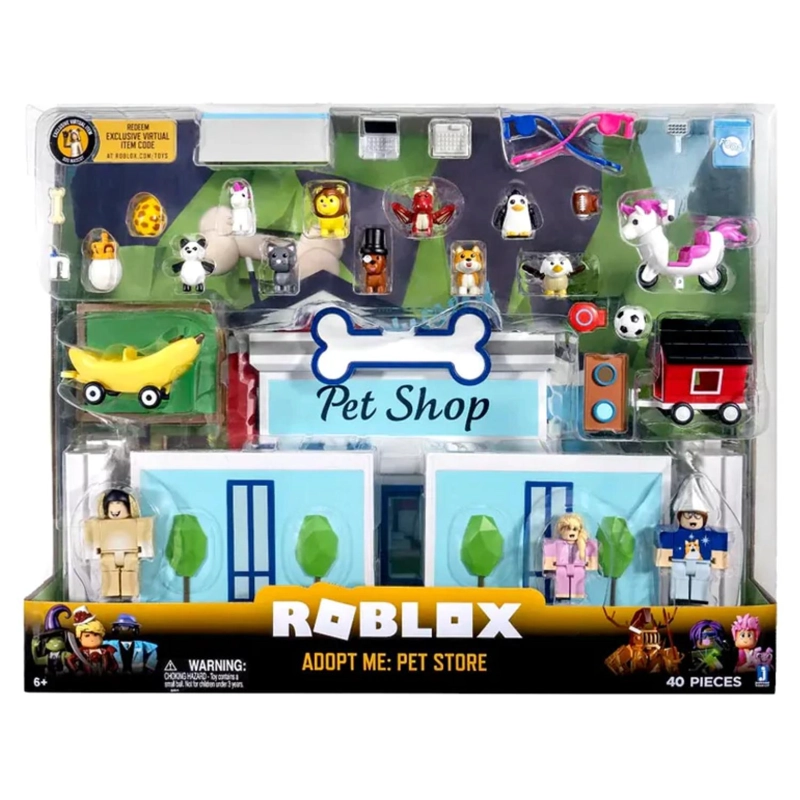 JUGUETE TOTAL CLICK TIENDA DE MASCOTAS VETERINARIA 40 PIEZAS ROBLOX - 1