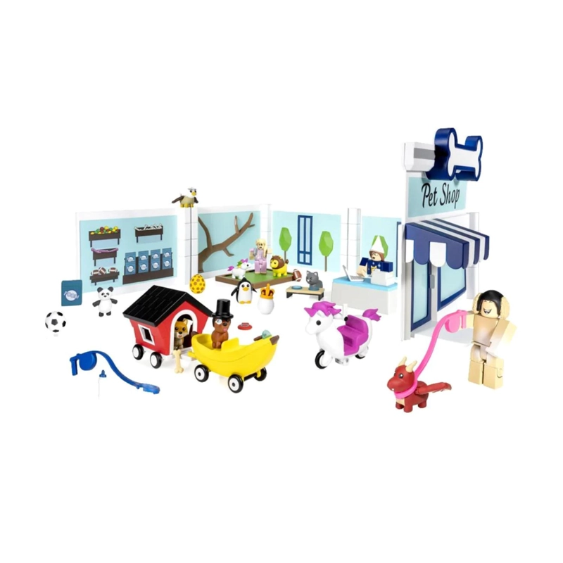 JUGUETE TOTAL CLICK TIENDA DE MASCOTAS VETERINARIA 40 PIEZAS ROBLOX - 3