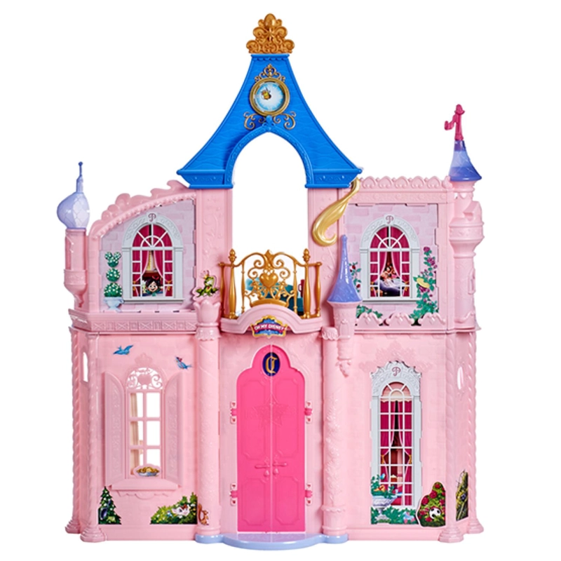 JUGUETE TOTAL CLICK CASA CASTILLO DE PINCESAS 16 ACCESORIOS ROSADO HASBRO - 2