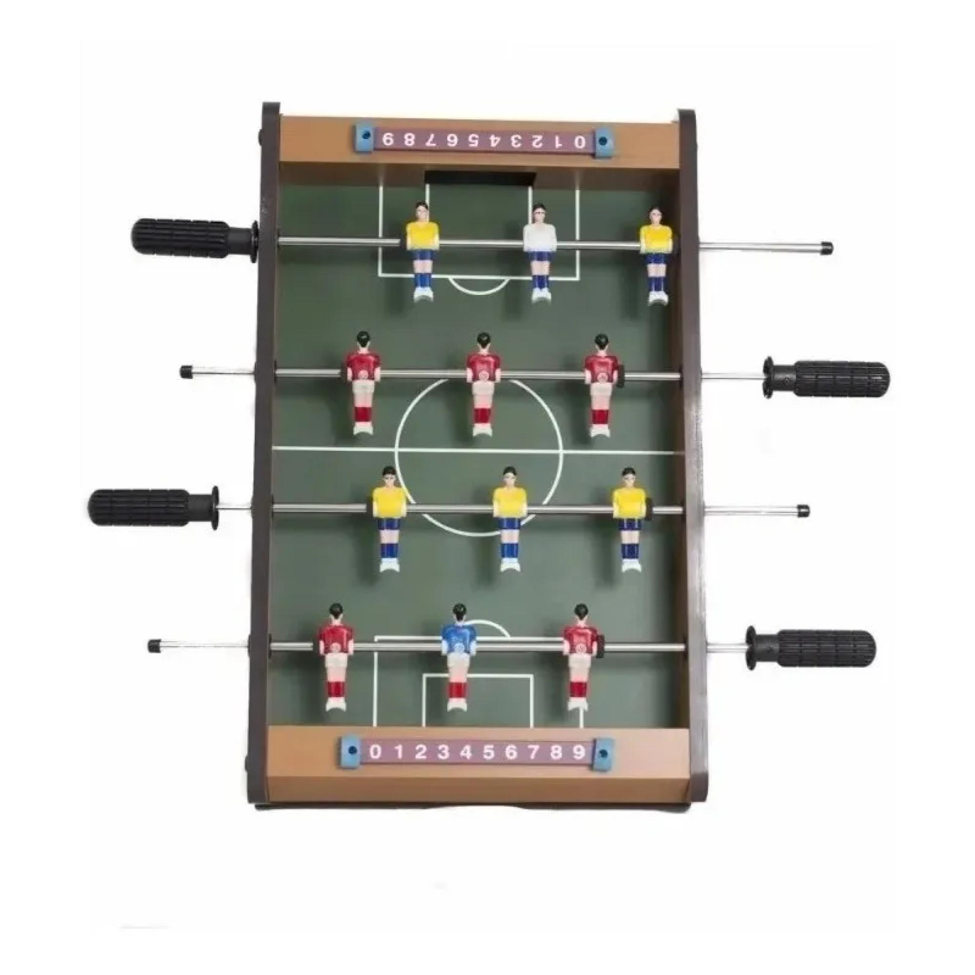 JUGUETE MINI MESA DE FUTBOL TACA TACA DE MADERA INFANTIL - 2