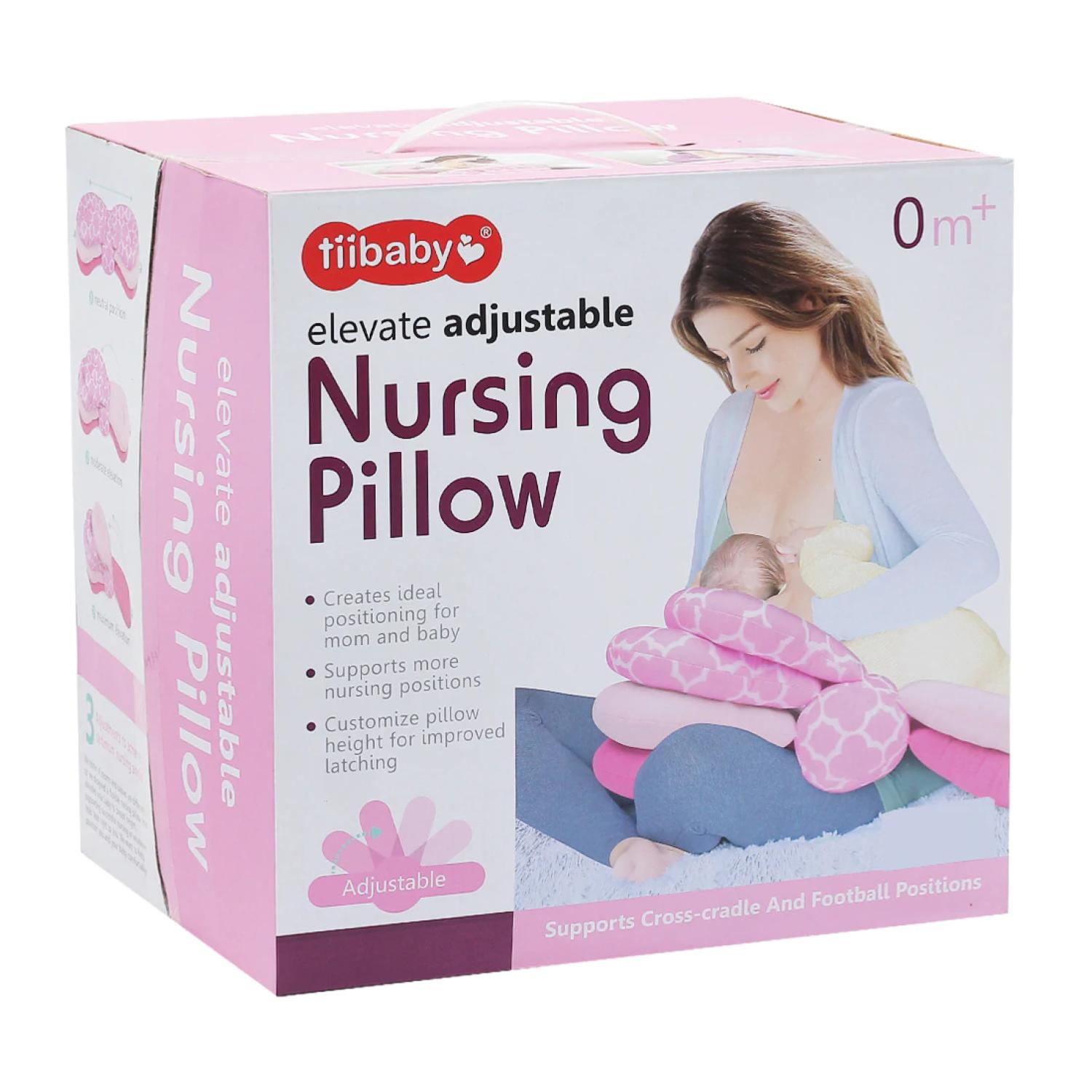 ALMOHADA TOTAL CLICK COJIN LACTANCIA AMAMANTAR INFANTIL ROSADO - 4
