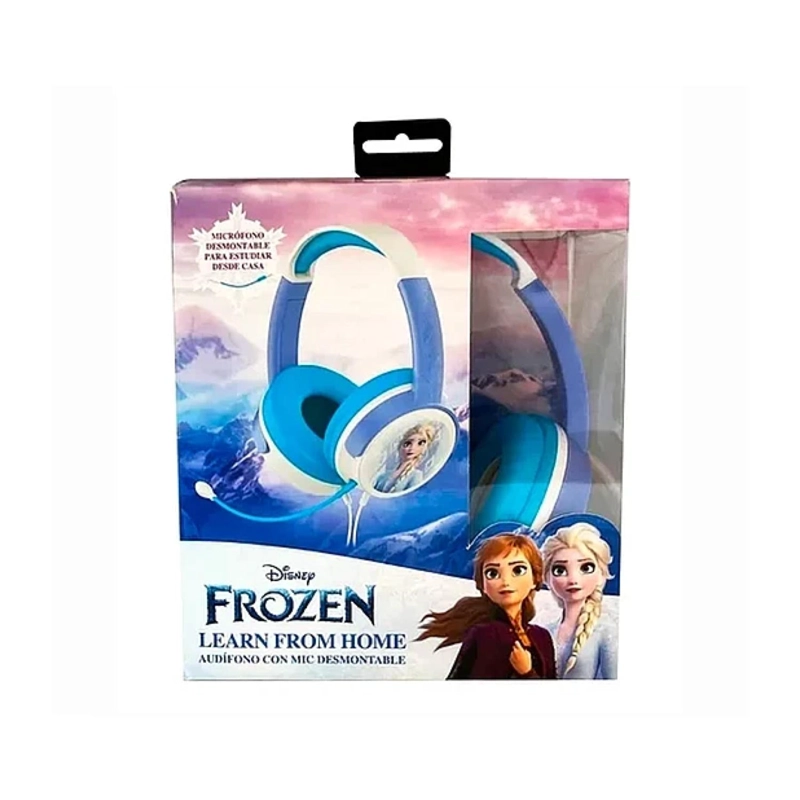 AUDÍFONOS GAMER HEADSET INFANTIL FROZEN BLANCO CELESTE - 4