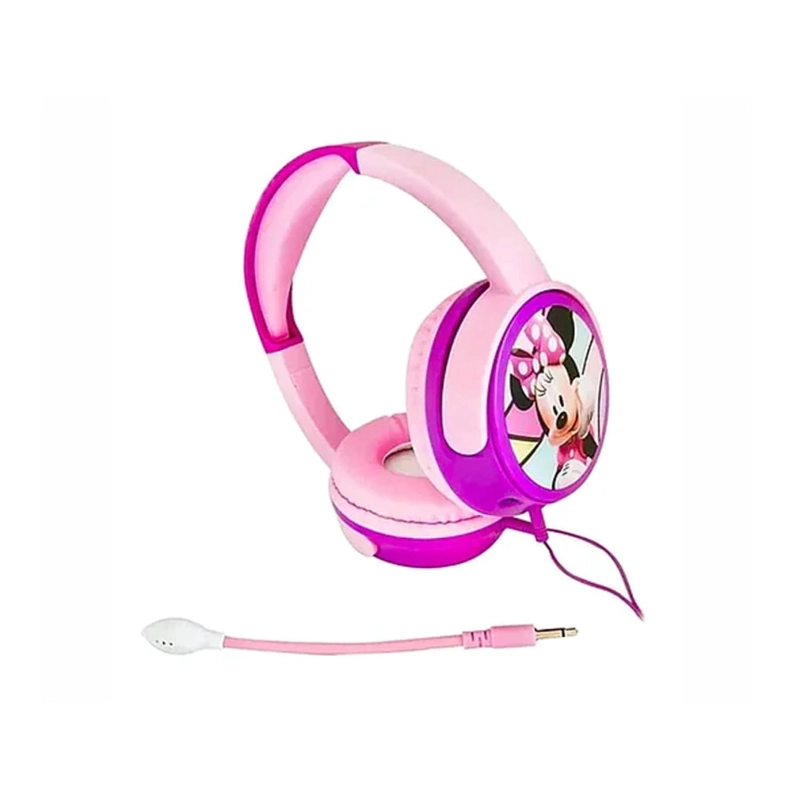 AUDÍFONOS GAMER HEADSET INFANTIL MINNIE MOUSE ROSADO - 2
