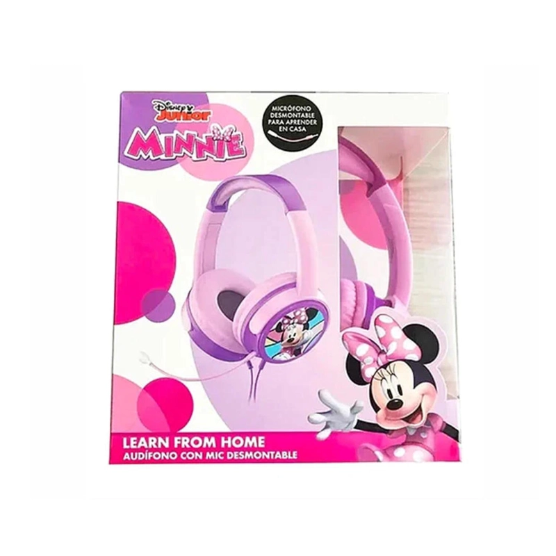 AUDÍFONOS GAMER HEADSET INFANTIL MINNIE MOUSE ROSADO - 4