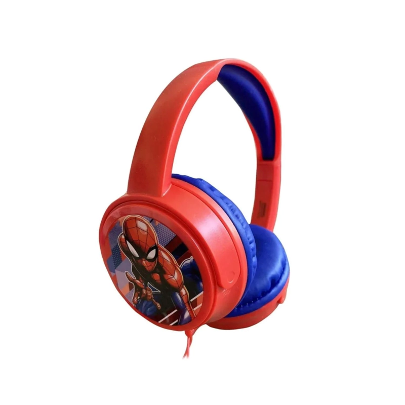 AUDÍFONOS GAMER HEADSET INFANTIL SPIDERMAN ROJO - 1
