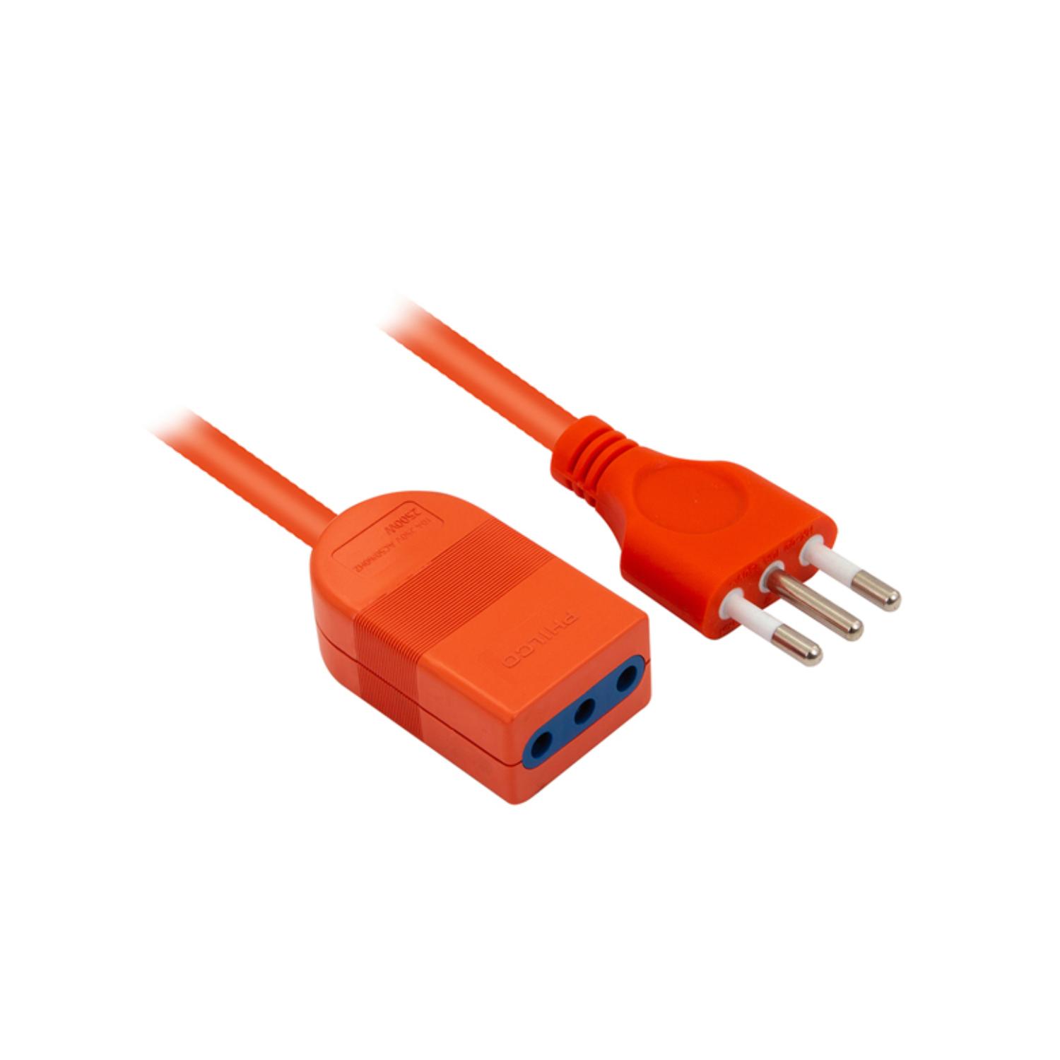 EXTENSION ALARGADOR PHILCO 20 MTS 2500 W NARANJO XT50 - 2