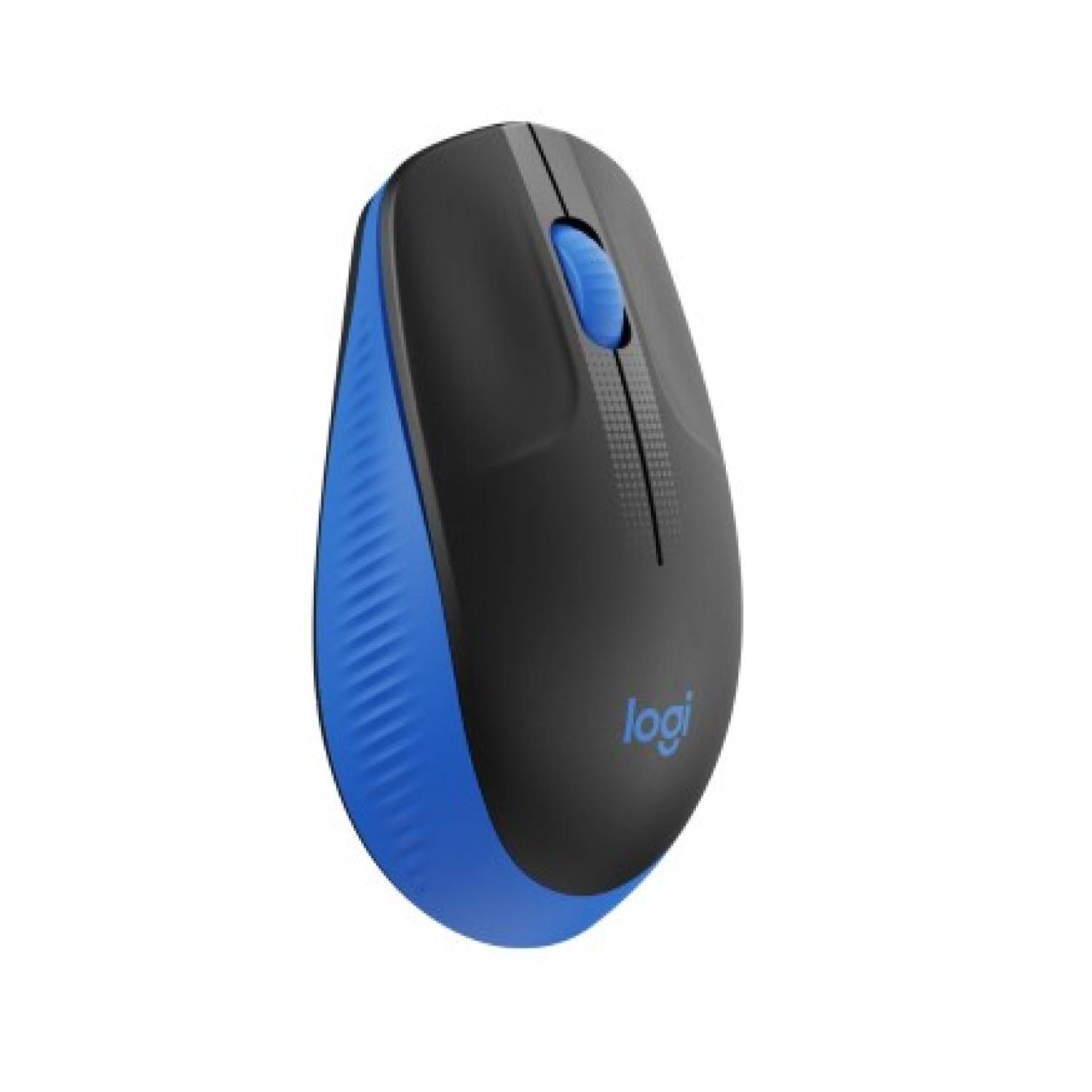 MOUSE INALAMBRICO 3B FULL SIZE M190 NEGRO AZUL LOGITECH - 2