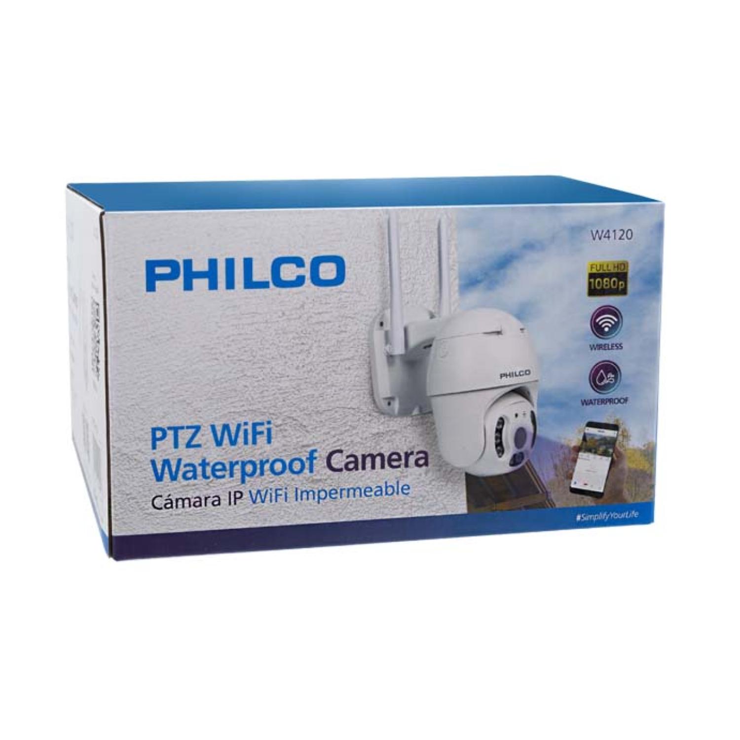 CÁMARA SEGURIDAD COUGAR IP WIFI HD 1080P BLANCO H265 PHILCO - 3