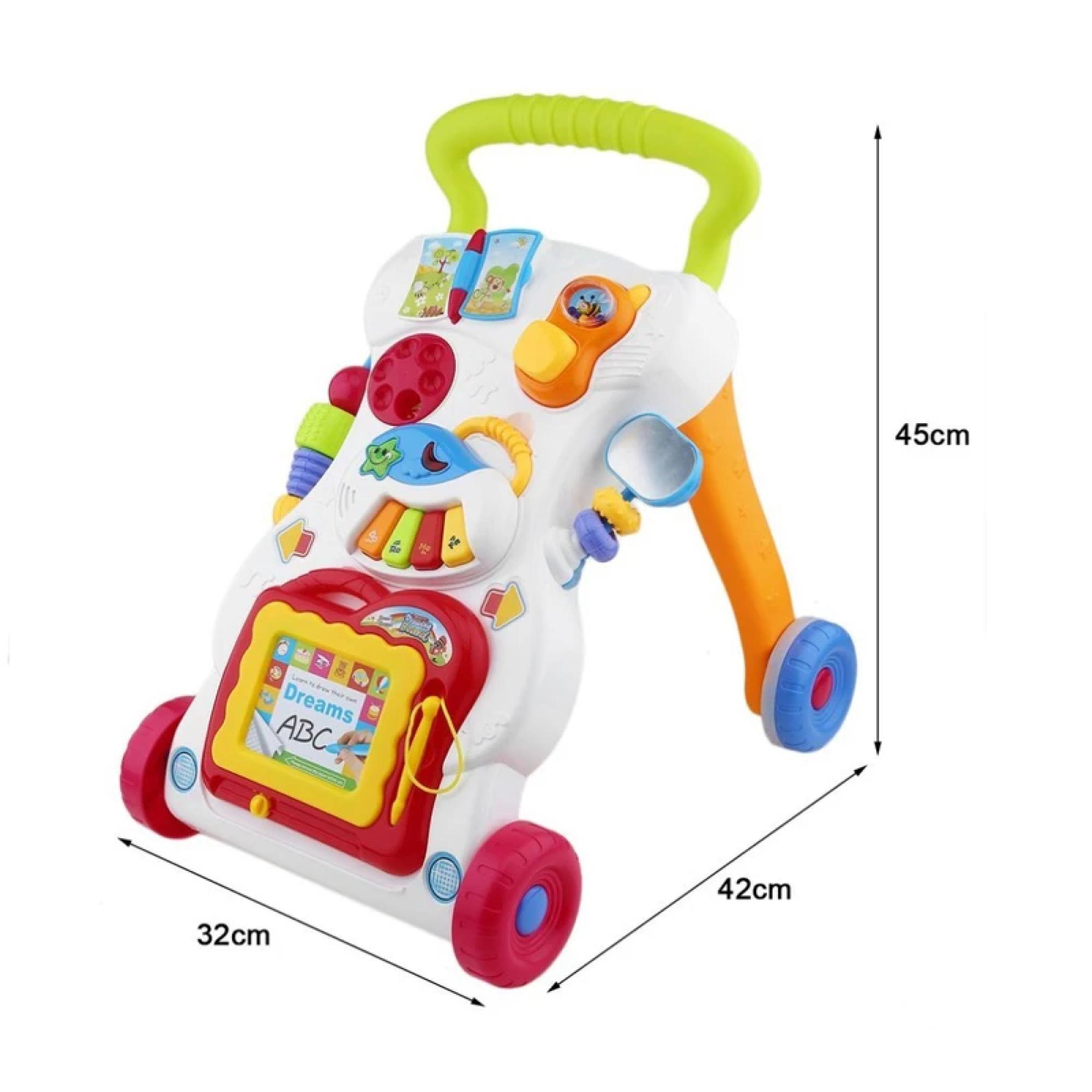 JUGUETE DIDACTICO TOTAL CLICK CAMINADORA CON LUZ Y SONIDO PARA BEBES - 2