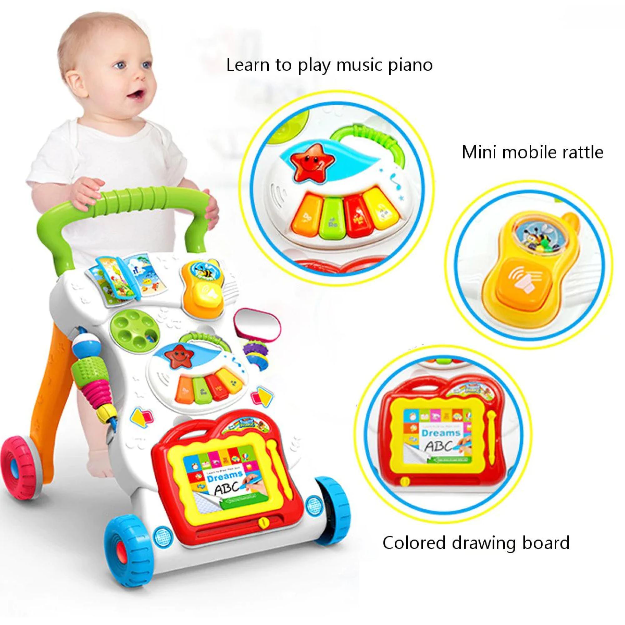JUGUETE DIDACTICO TOTAL CLICK CAMINADORA CON LUZ Y SONIDO PARA BEBES - 3