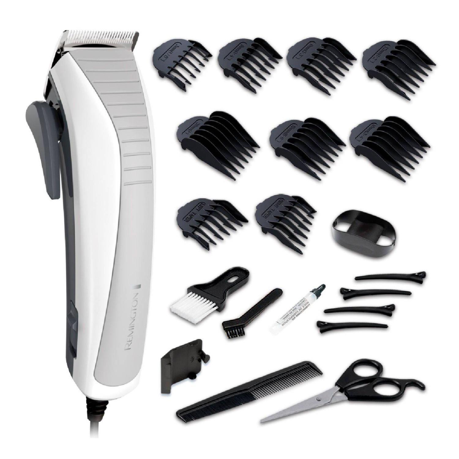MAQUINA CORTADORA DE CABELLO PELO 23 PIEZAS BLANCO HC4050 REMINGTON - 2
