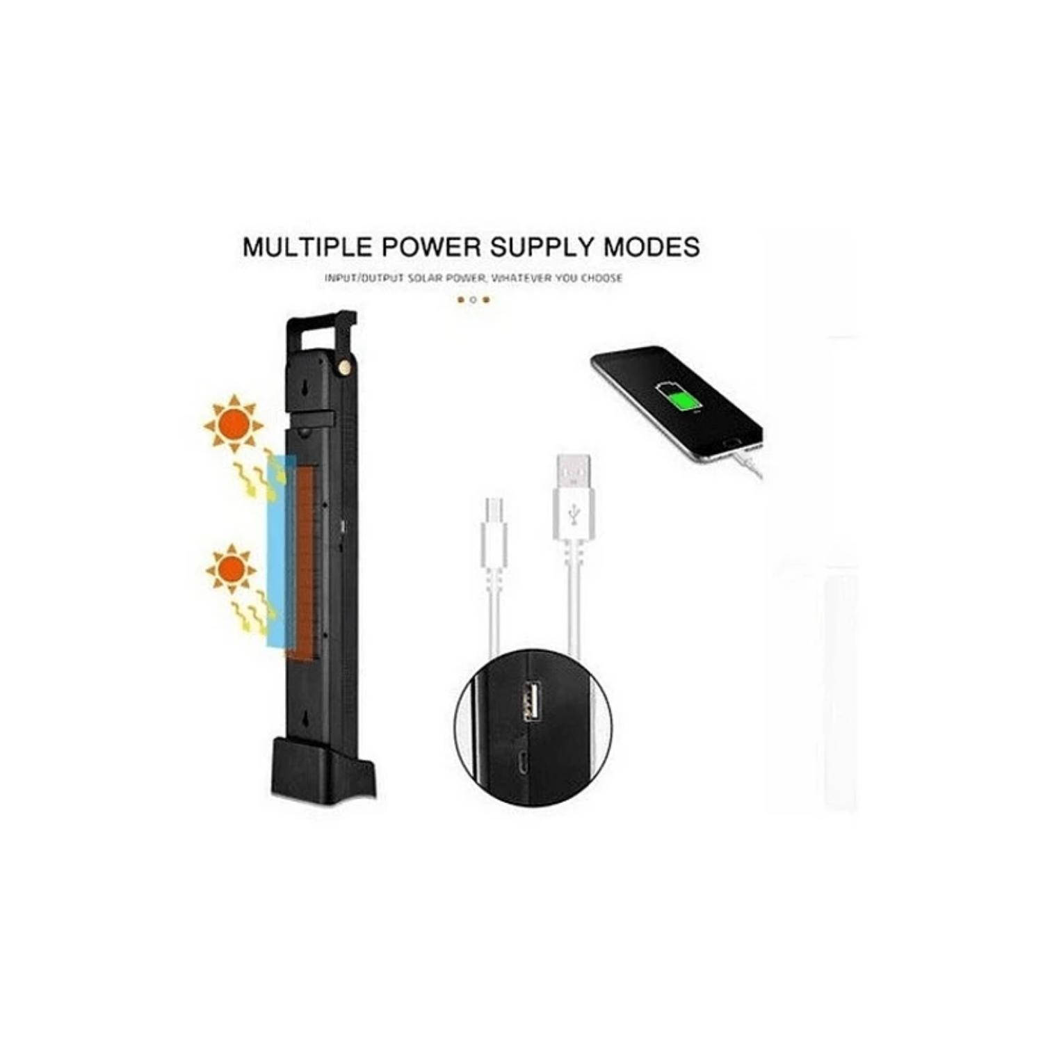 LAMPARA DE EMERGENCIA 48 LED SOLAR Y RECARGABLE - 3