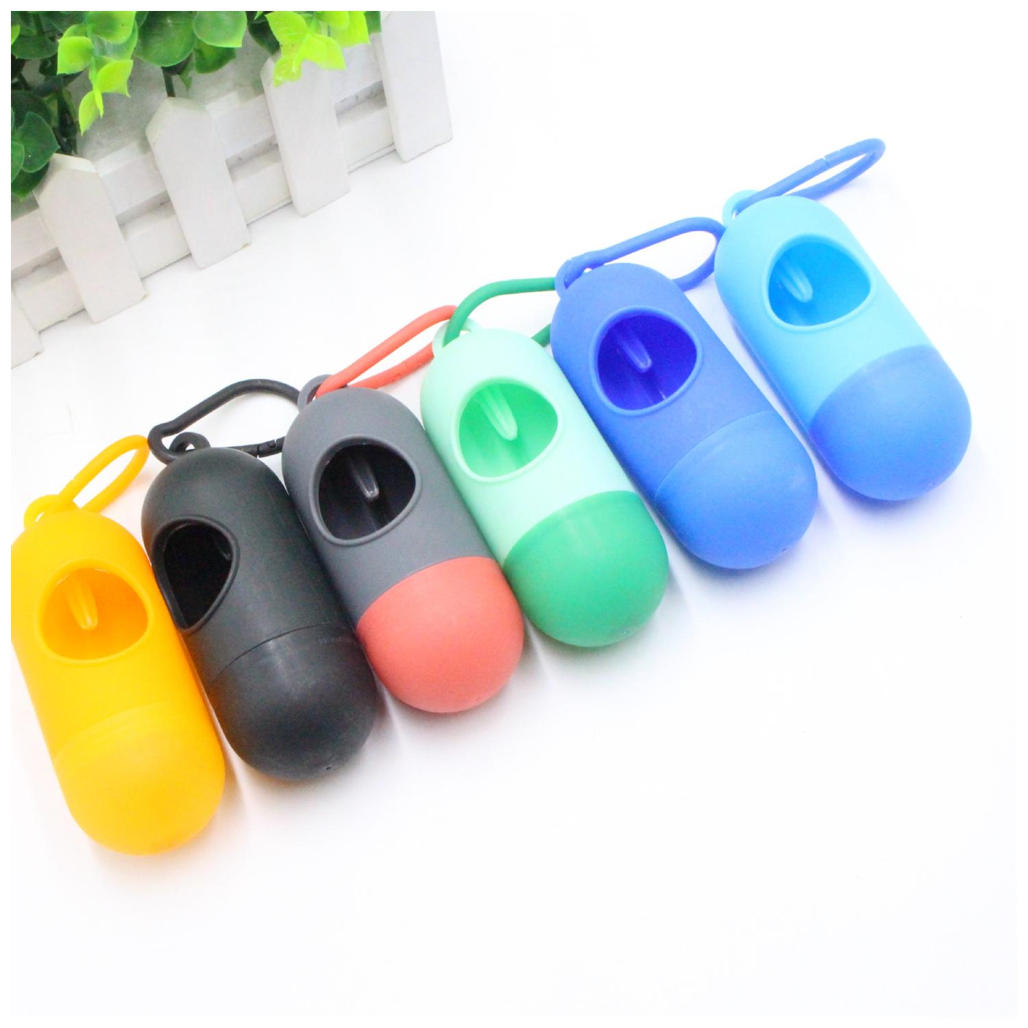 DISPENSADOR TOTAL CLICK BOLSAS DESECHOS FECAS MASCOTAS - 1