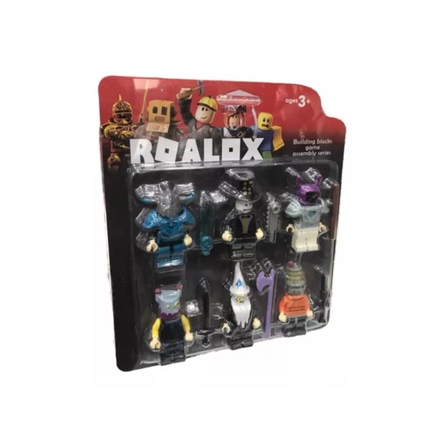 SET 6 FIGURAS TOTAL CLICK JUGUETE ROALOX 5 CM CON ACCESORIOS - 2