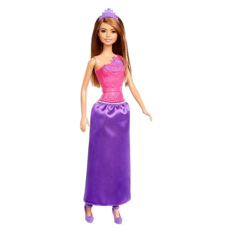 JUGUETE FIGURA TOTAL CLICK BARBIE PRINCESA ANASTASIA MORADO MATTEL - 1