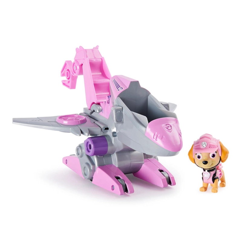 JUGUETE TOTAL CLICK SKYE HELICOPTERO GRIS FRICCION PAW PATROL - 1