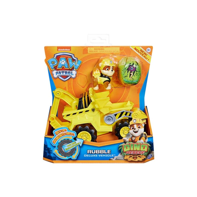 JUGUETE RUBBLE EXCAVADORA AMARILLO FRICCION PAW PATROL - 4