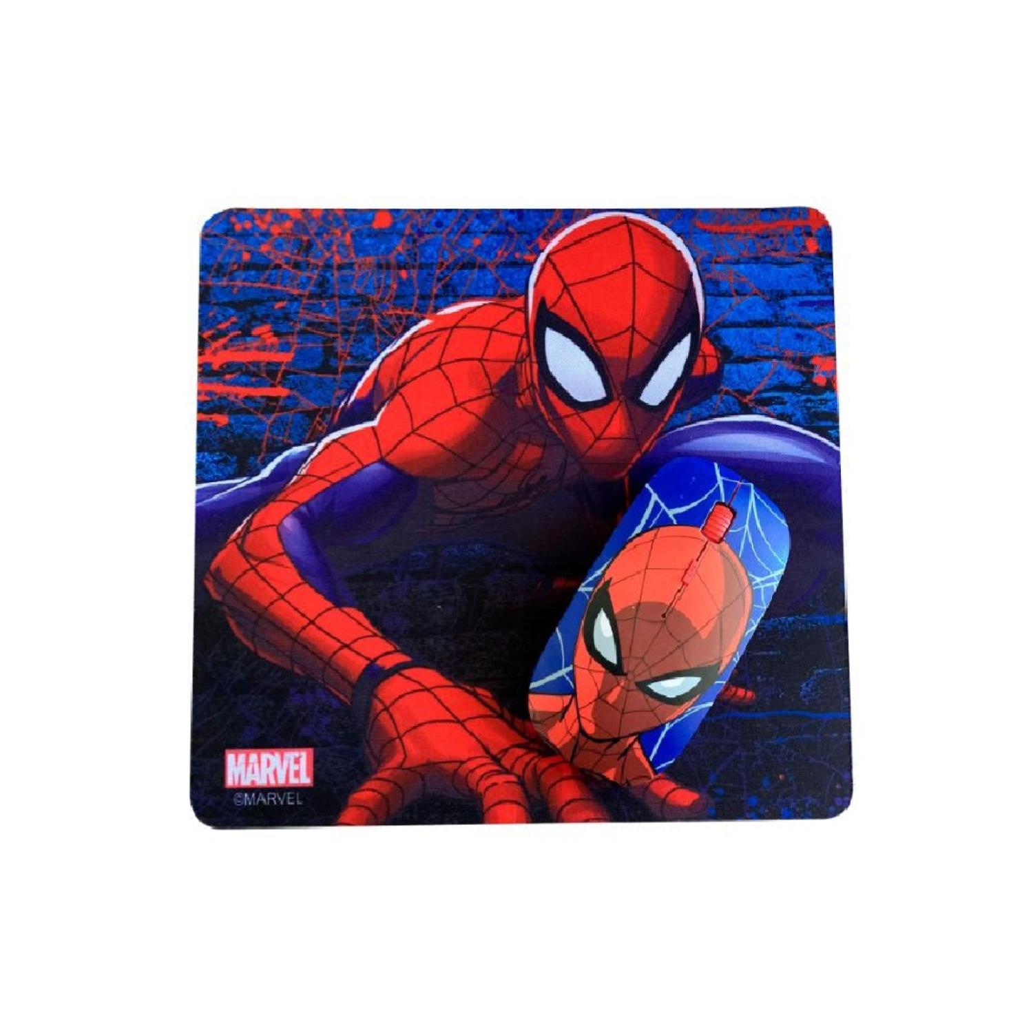 MOUSE INALÁMBRICO DISNEY KIT USB 3B Y PAD SPIDER MAN - 2