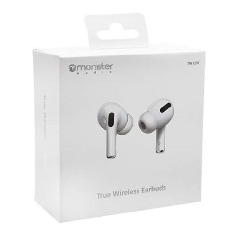 AUDÍFONOS MONSTER TW12 CARGA BLUETOOTH BLANCO - 2