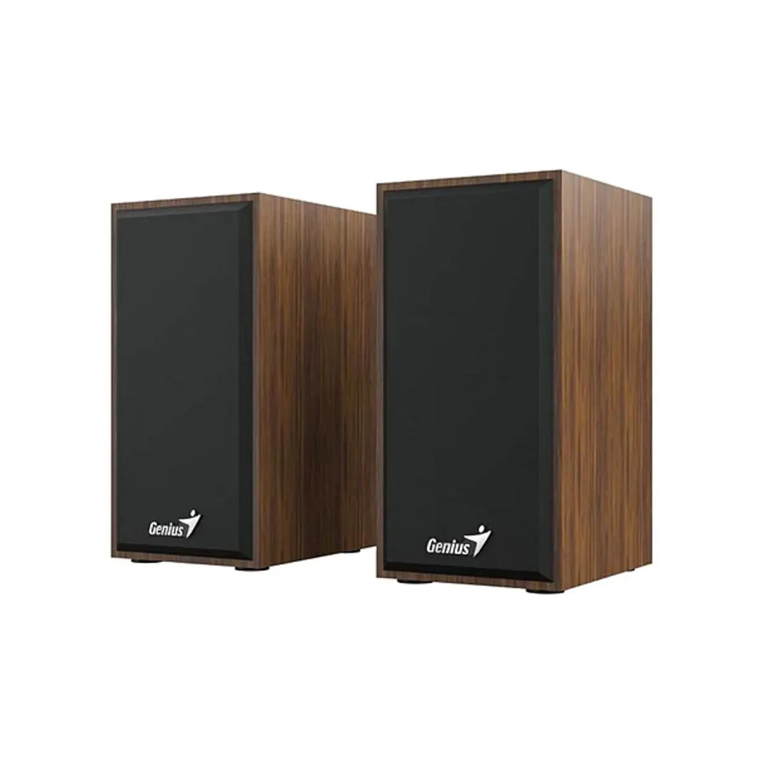 PARLANTES PC 2.0 USB AUX JACK 3.5 6WRMS CAFE SP-HF180 GENIUS - 1