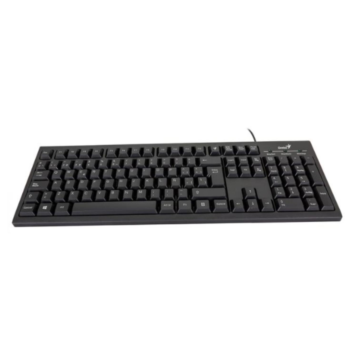 TECLADO ALAMBRICO USB NEGRO SMART KB-100 GENIUS - 2