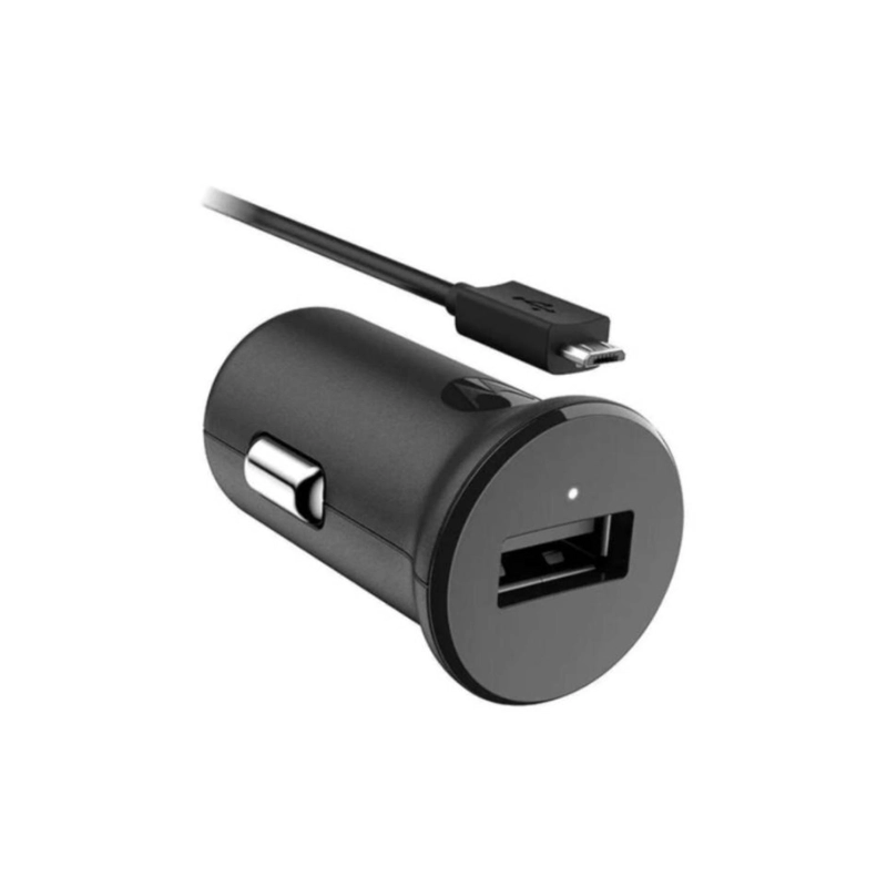 CARGADOR PARA AUTOMOVIL CARGA TURBO MICRO USB NEGRO MOTOROLA - 1