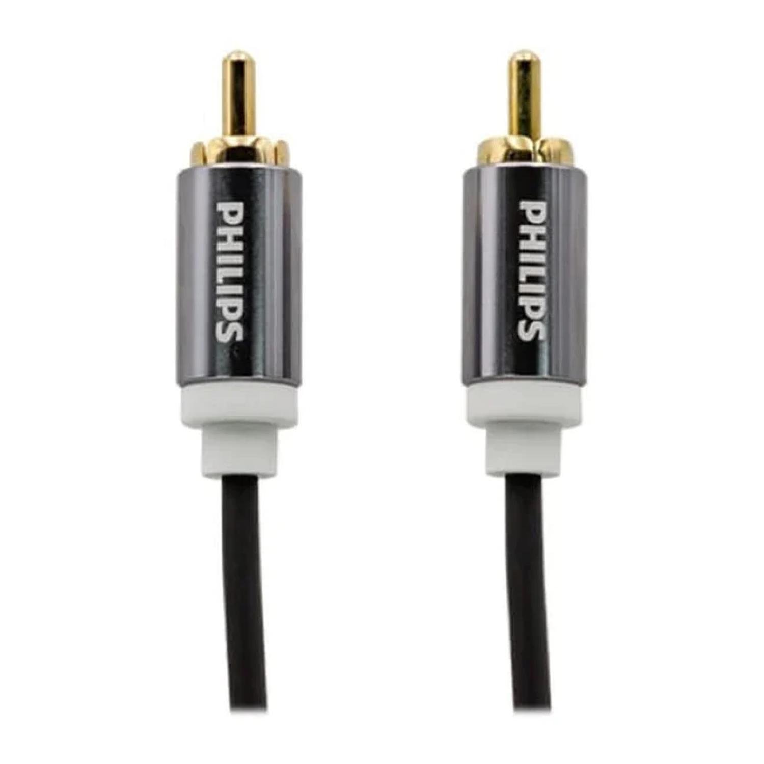CABLE PHILIPS AUXILIAR AUDIO JACK 3.5 A JACK 3.5 PD 2MTS - 1