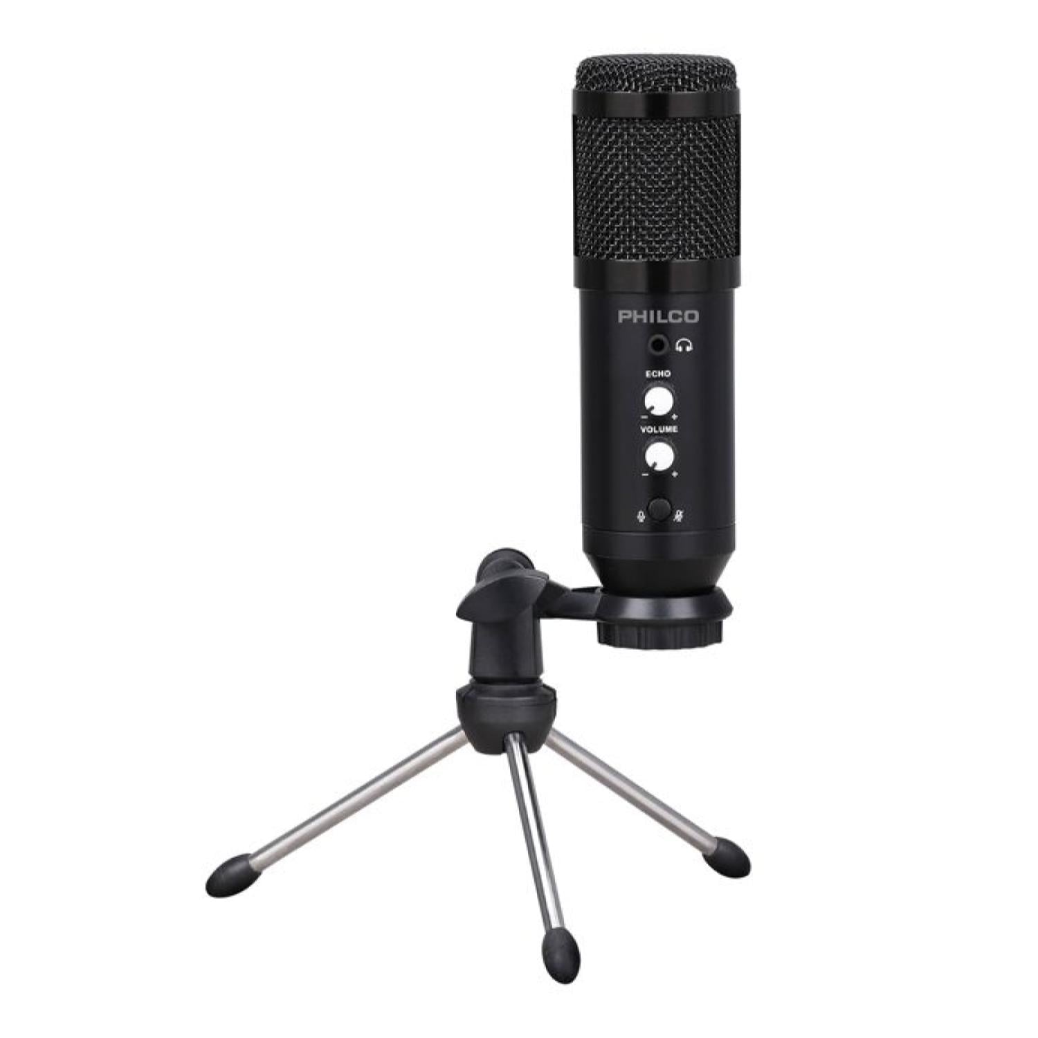 KIT PHILCO GRABACIÓN MICRÓFONO CON ANTIPOP Y SOPORTE - 1
