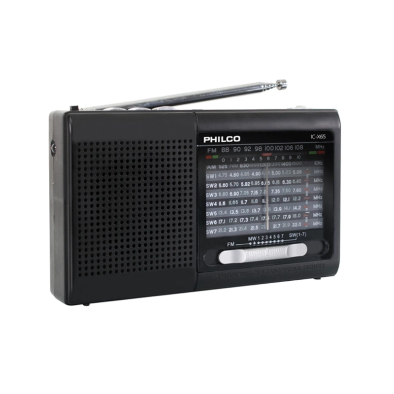 RADIO PHILCO MULTIBANDA CON USB MICRO SD RECARGABLE ICX65 - 2