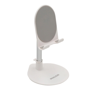 SOPORTE PHILCO SOBREMESA PARA CELULAR AJUSTABLE BLANCO - 1