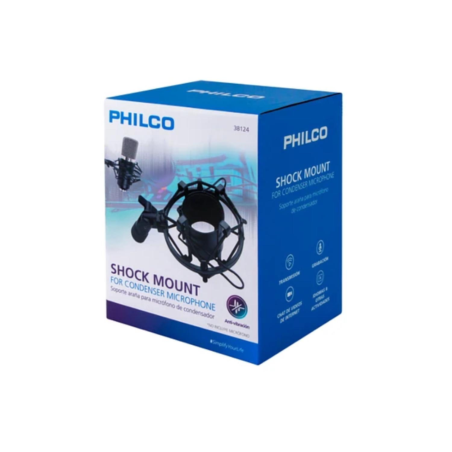 ANTIPOPS PHILCO SOPORTE TIPO ARAÑA PARA MICROFONO DE ESTUDIO - 2