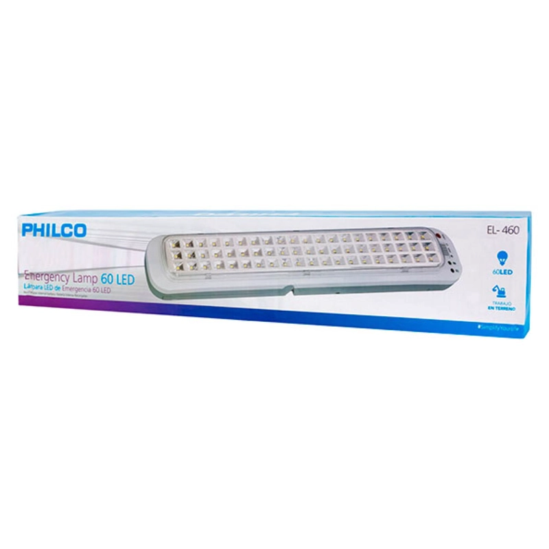 LAMPARA DE EMERGENCIA 60 LED 3W IP20 BLANCO PHILCO - 3