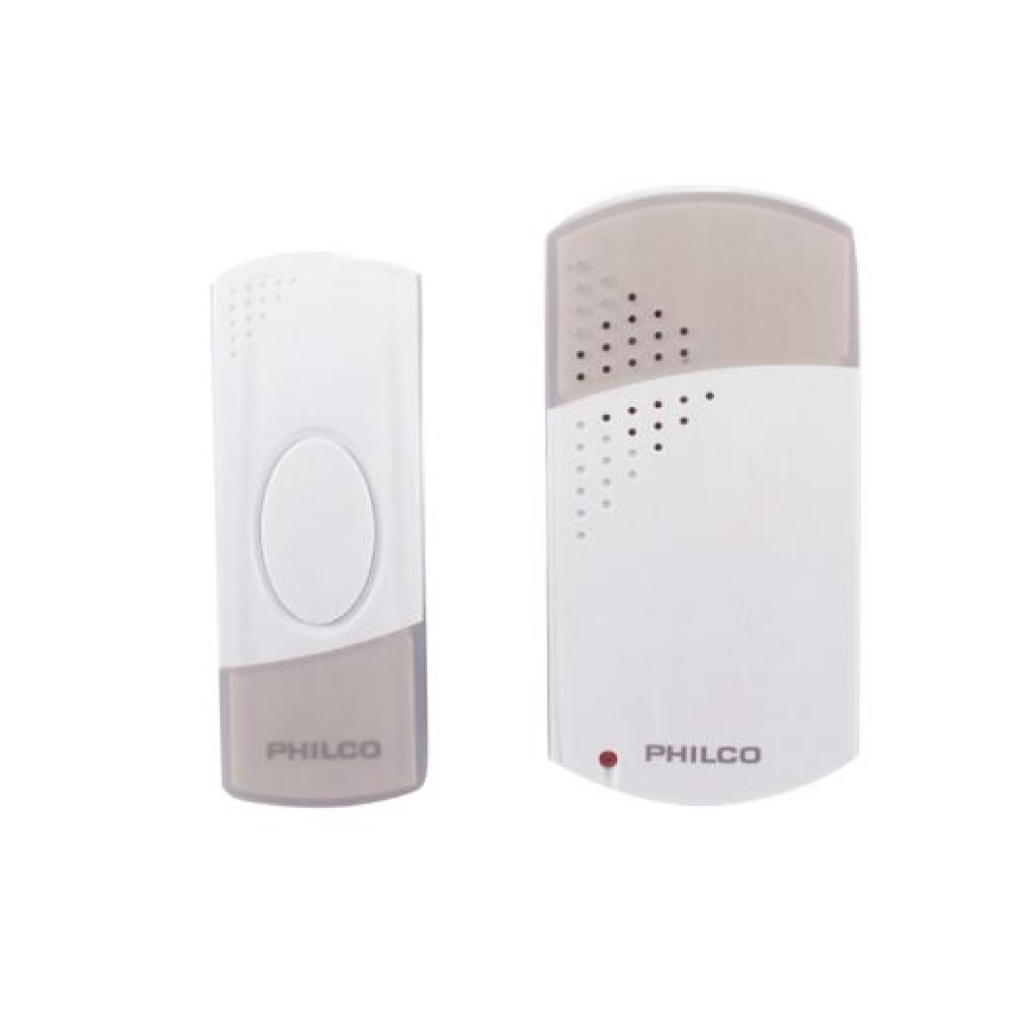 TIMBRE PHILCO INALÁMBRICO 32 TONOS DIFERENTES 220 V BLANCO - 1