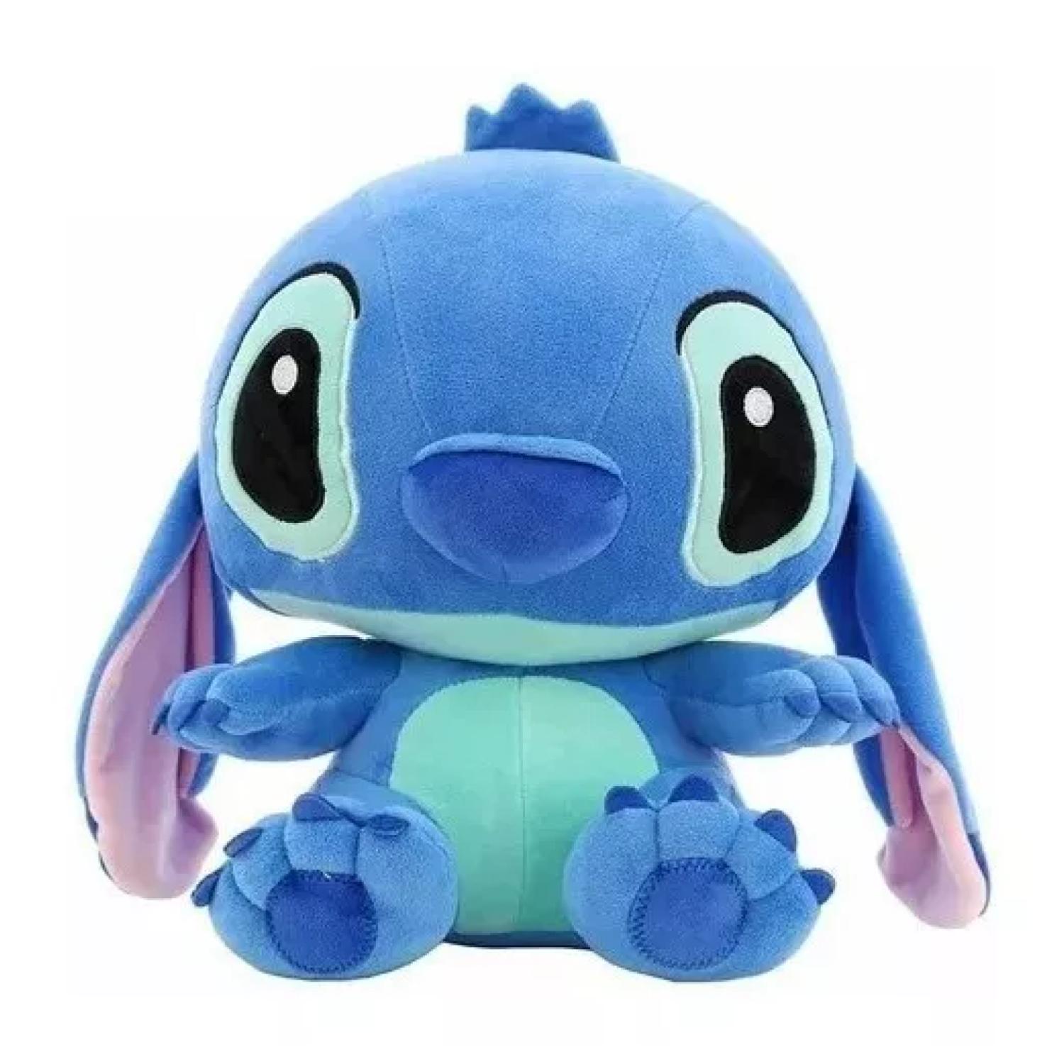 PELUCHE TOTAL CLICK JUGUETE STITCH BEBÉ 80 CM CON SONIDOS AZUL - 1