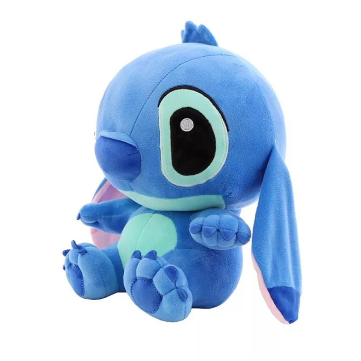 PELUCHE TOTAL CLICK JUGUETE STITCH BEBÉ 80 CM CON SONIDOS AZUL - 2