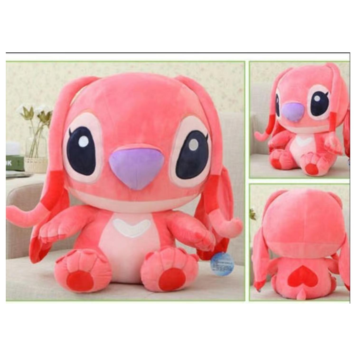 PELUCHE TOTAL CLICK JUGUETE ANGEL BEBÉ 50 CM CON SONIDOS ROSADO - 3