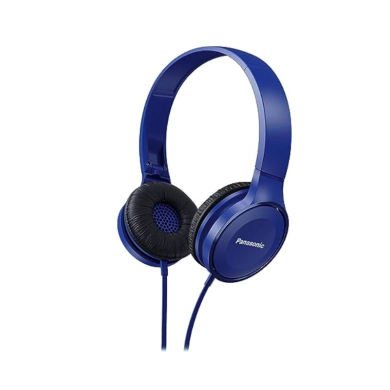 AUDÍFONOS PANASONIC HEADSET MANOS LIBRES RP-HF100 AZUL CONECTOR JACK 3.5MM - 1