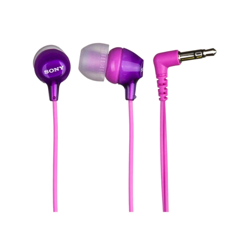 AUDÍFONOS SONY IN EAR MDREX15P MORADO CONECTOR JACK 3.5MM - 1
