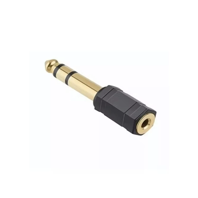 ADAPTADOR MACROTEL DE AUDIO HEMBRA 3.5MM A MACHO 1/4' - 1