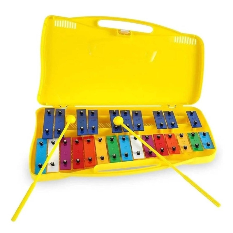 METALOFO XILOFONO HENDRIX CROMATICO 25 NOTAS INFANTIL - 1
